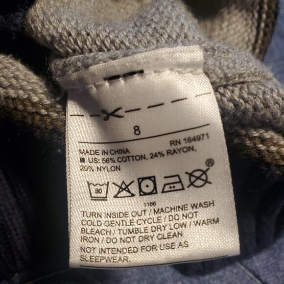 Janie & Jack Size 8 Reindeer Sweater Shawl Neck Cardigan Holiday Winter Preppy - Picture 5 of 8